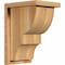 Ekena Millwork Ridgewood Rough Sawn Corbel w/Backplate, Western Red Cedar, 8"W x 10"D x 14"H COR08X10X14RID01RWR - alternate 1